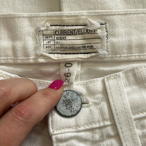 CURRENT/ELLIOT The Super High Waist Stiletto Salty Destroy - Picture 8 of 9